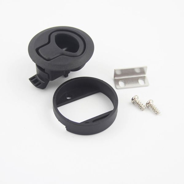 Boat Latch Pull Type Flat Embedded Circular Plastic Handle