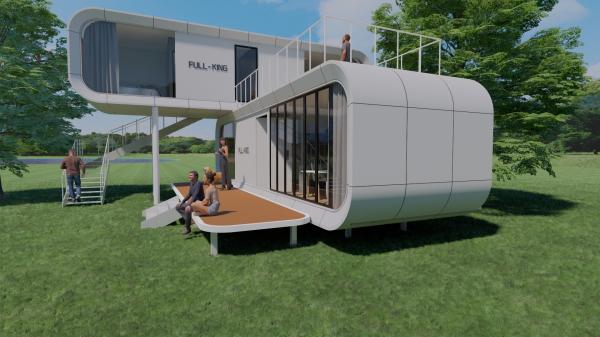FULL-KING Apple Cabin House The Perfect Solution for Your Accommodation Needs