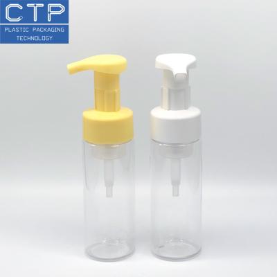 Uso liso material da garrafa do efeito 100ml do ANIMAL DE ESTIMAÇÃO facial cosmético da bomba da lavagem
