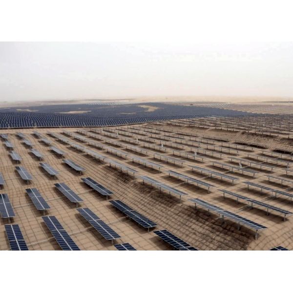 Ground Photovoltaic Solar Mounting System Single Column Tracking System