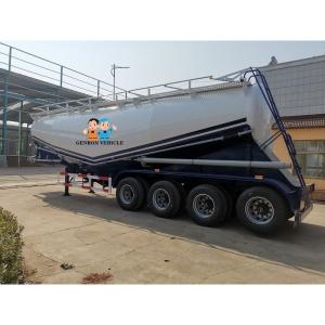 4 Axles dry bulk tanker trailer used to transport cement for sale export to