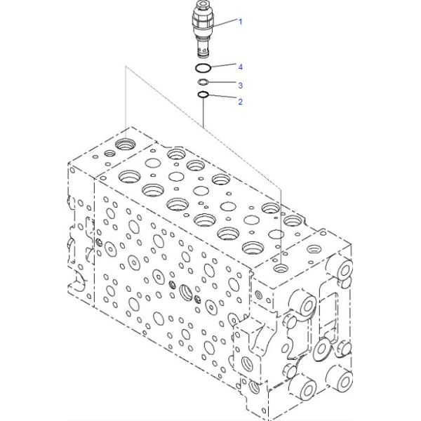723-40-93600 7234093600 Main Relief Valve For Komatsu PC200-8 Excavator Parts