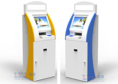Écran sensível de Self Service Kiosk da impressora térmica com o aceitante da moeda do pagamento em dinheiro