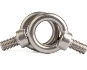 ANSI / ASME Drop Flange Head Screws Forged Carbon Steel Eyebolt Hot Dipped Galvanized Finish