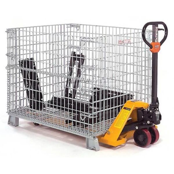 Металлический контейнер с складной проволочной сеткой 500 кг