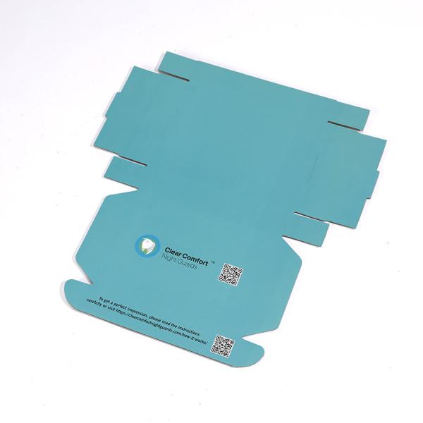 CMYK Logotipo personalizado Eco E Flauta Papel de cartão ondulado Embalagem grande Caixa de correio de envio para embalagem