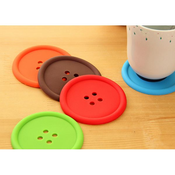 Silicone manufacturer Silicone kitchen ware Button shape silicone mat SM-005