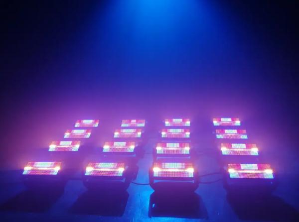 1000W LED Strobe Light RGB 3 In 1 DMX512 Black LCD For Bar