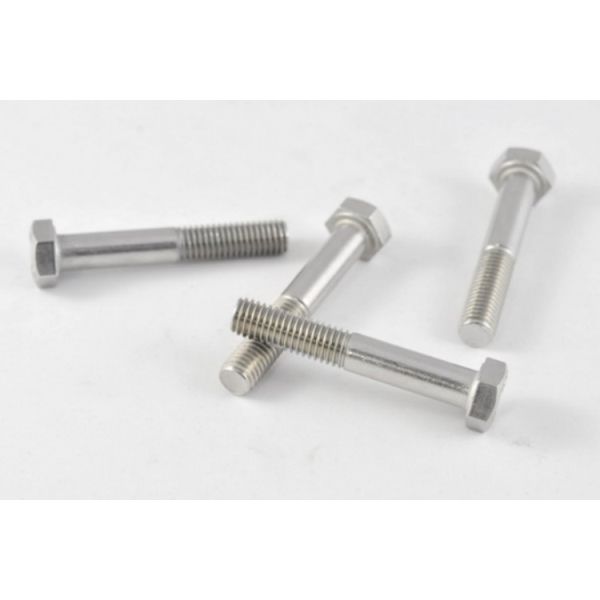 Stainless Steel 17-4 PH Hex Bolts 3/8”-24 and Polished Finish for Aerospace and Military Applications