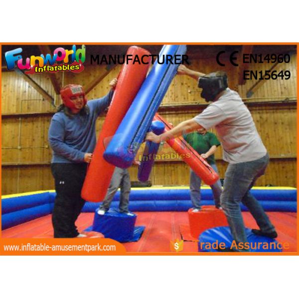 Los juegos de los deportes de la lona del PVC/los duelos inflables del gladiador explotan la arena Jousting