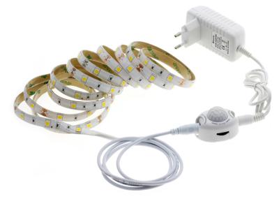 Warm White Bedroom LED Strip Light Kit With Waterproof Motion Sensor 5050 12V DC