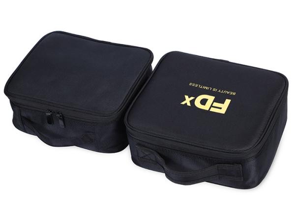 Private Label Tattoo Accessories / Black Non - Woven Cloth Bags For PMU Products