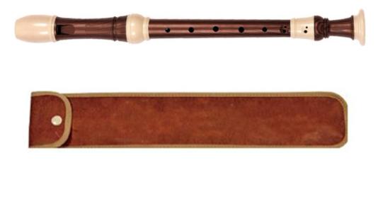 OEM 8 HOLE German/Baroque Alto Plastic Recorder with skin bag promotion -AG8A-16G