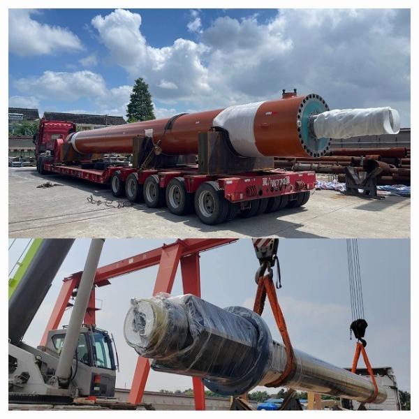 C45 Steel Customized Hydraulic Cylinder / Large Bore Hydraulic Cylinders ISO9001