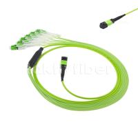 MPO MTP Male / Female Fiber Patch Cord Cable OM5 OM4 MPO Fiber Optic Cable
