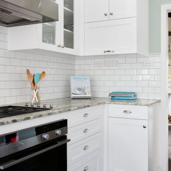 RTA Kitchen Cabinet Standard Shaker Style U Shape White Kitchen Unit