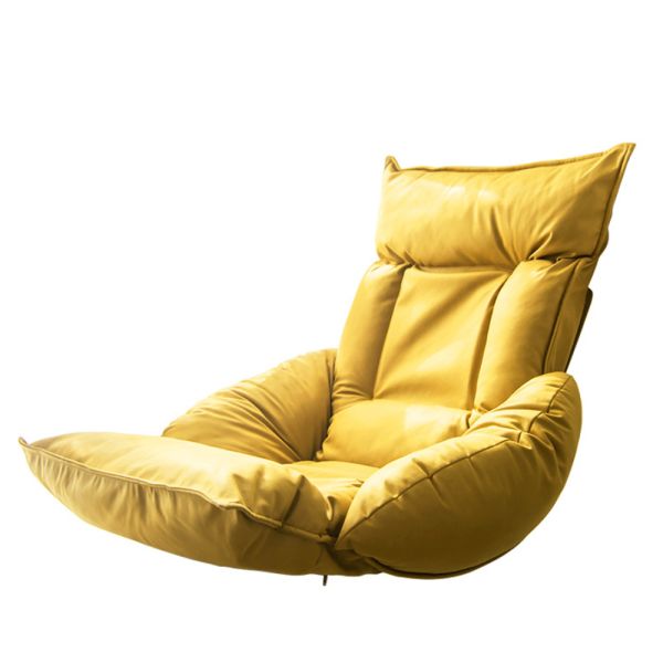 Modern Design Living Room Hotel Leather Single Sofa with Handles Made of Memory Foam