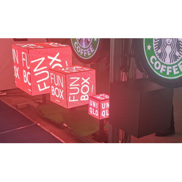 Дисплей 5 Face Creative LED Video Cube сертифицирован ROHS для выставок