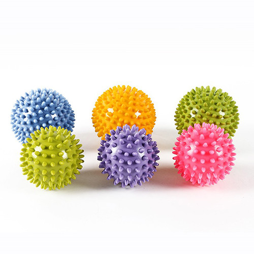 Spiky Massage Balls For Foot, Back, Muscles ，3 Soft To Firm Spiked Massager Roller Orb Set For Plantar Fasciitis