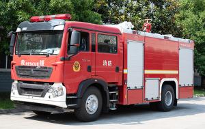 Sinotruk HOWO 8T Water and Foam Fire Fighting Truck Good Quality Specialized