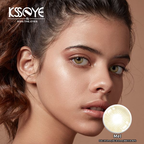 KSSEYE Lightly Tinted Daily Colored Contacts For Cosplay Costume Wedding