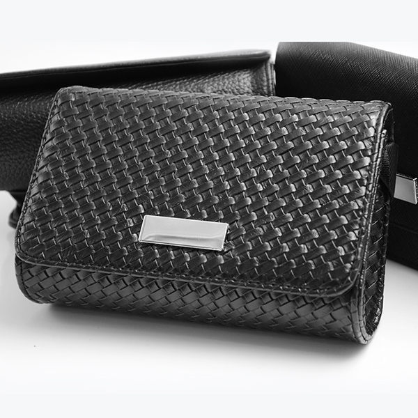 Аксессуары пояса сумки талии ювелирных изделий кожаные водоустойчивые для цвета женщин черного