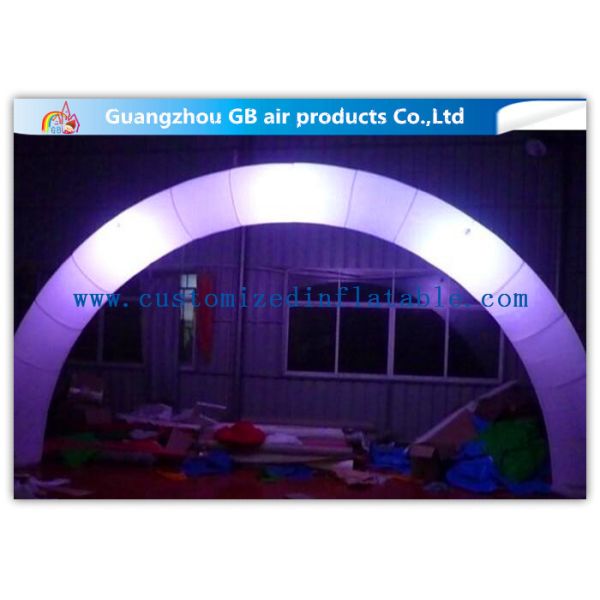 Outdoor Arch Shape Inflatable Lighting Decoration Stage Lighting For Wedding / Party
