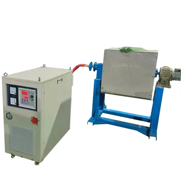Mf-80kw Medium Frequency Induction Melting Machine with 30kg/40kg50kg Melting Furnace
