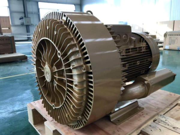 11KW High Pressure Side Channel Blower For Pneumatic Conveying Waste Water Treatment Aquaculture