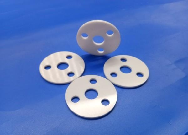 Refractory Heat Resistant Zirconia Ceramic Parts Solenoid Spacer , Custom Ceramic Parts