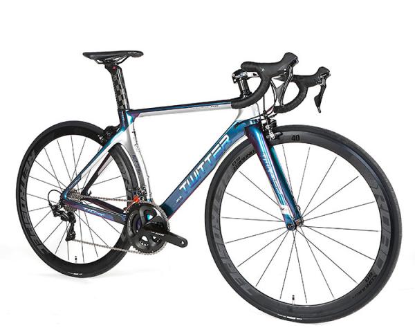 Holographic Colour 22 Speed Road Bike , 700c Road Bicycle High Modulus Carbon