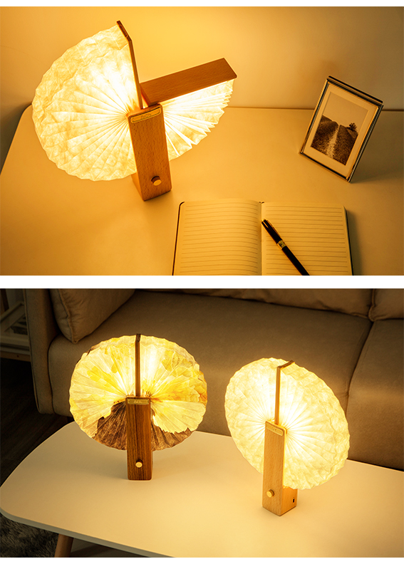 ROHS 1700mah 3D Led Paper Book Lamp Nightlight For Bedroom Lighting
