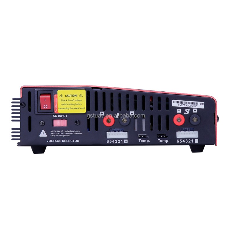 EV-PEAK  CQ3 100W X 4 RC Multi-Functions 4 Channel Smart Intellgents Balance Charger for Lipo LIHV LiFe NiMH NiCd Pd Battery UAV