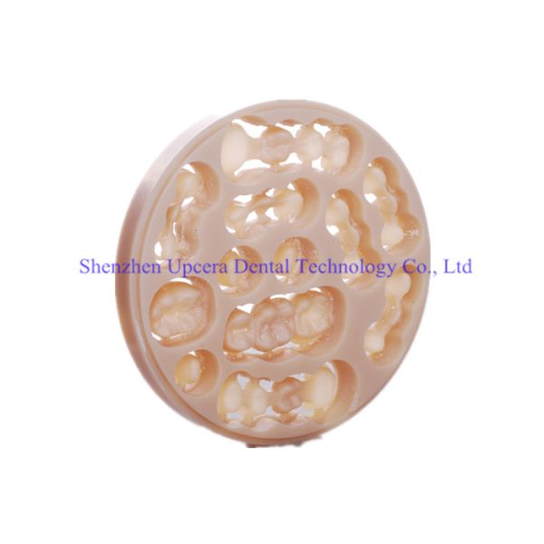 Super Transparent Dental Zirconia Blank 16 Colors Without Coloring Liqiuids