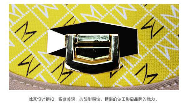 The new Ms. shoulder bag drawstring handbag Korean letters printed PU leather backpack tide