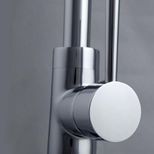 Stainless Steel Single Holes Wall Mount Bathroom Basin Faucet Kitchen Mixer Taps