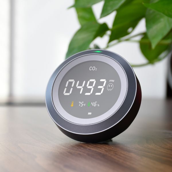 5000ppm Co2 PPM Meter , PTH-5 Carbon Dioxide Detector