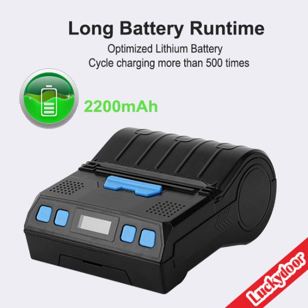 203 принтер ярлыка принтера 2600mAh 50mm ярлыка DPI 0.05-0.15mm толстых мобильных