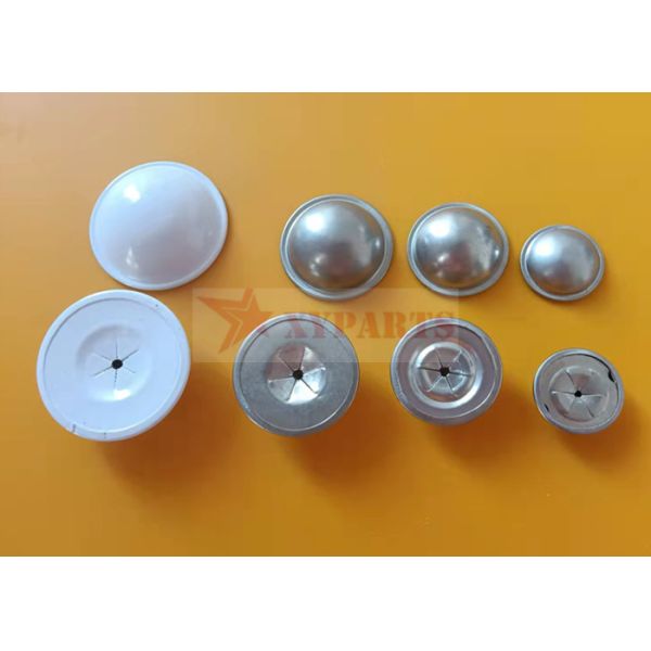 Белый цвет Spay покрытая шайба крышки купола изоляции стали углерода для защиты