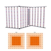 Fabrique deux canaux Dimmable pliable 1600W Samsong LM301H 281B EVO Led Grow Light Bar avec UV IR