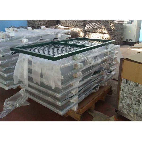 Круглый Pvc столба покрыл ворота загородки сада металла 1.8*1m