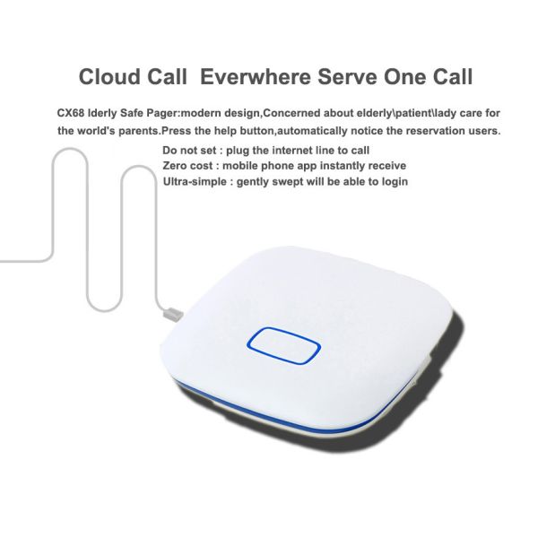 Wifi Remote Elderly Safe Pager Elderly Alarm with Long Distance,Support APP CX68