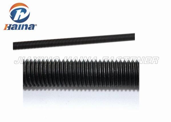 Finished  carbon steel All Bar Grade 5 Grade 8 Fully Black Threaded Rod