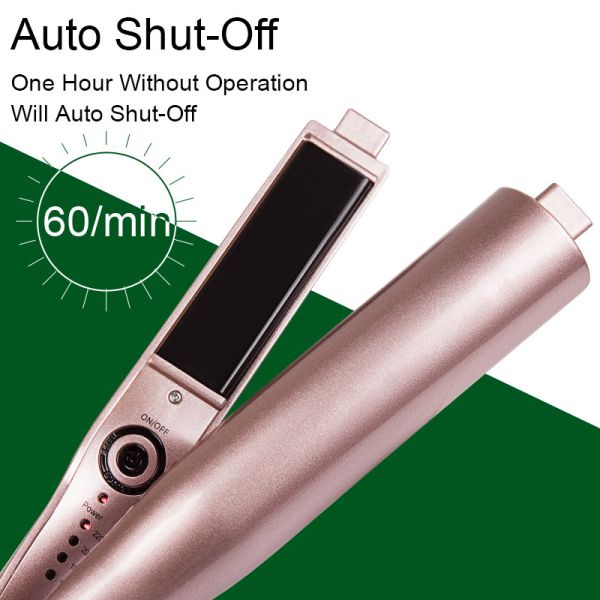 OEM Curler 2 раскручивателя волос 220 градусов в 1 Nano плите титана