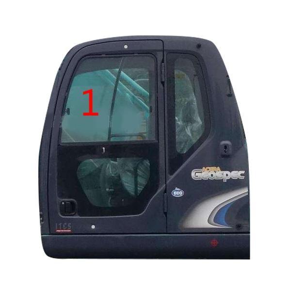 Position latérale NO.1 de pente de Glass Tempered Left d'excavatrice de SK-6 SK-8 SK230-6 KOBELCO