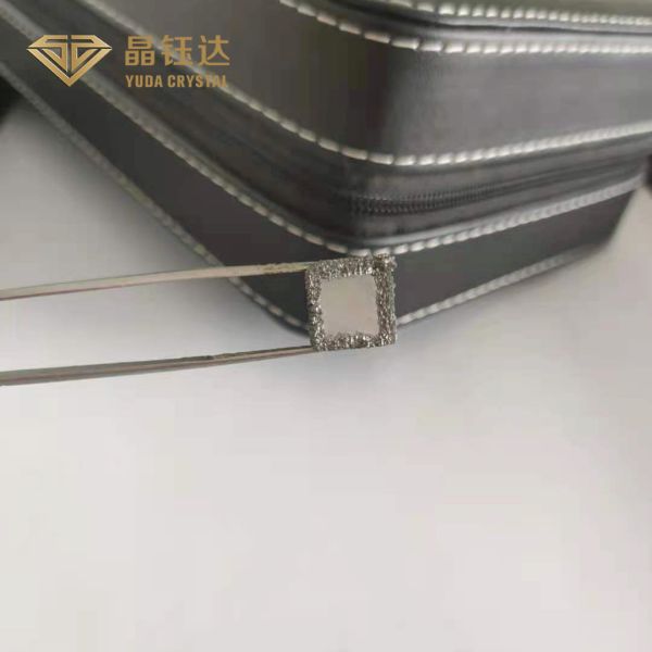 Laboratório branco crescido Diamond For Jewelry do CVD dos diamantes do tamanho laboratório áspero grande