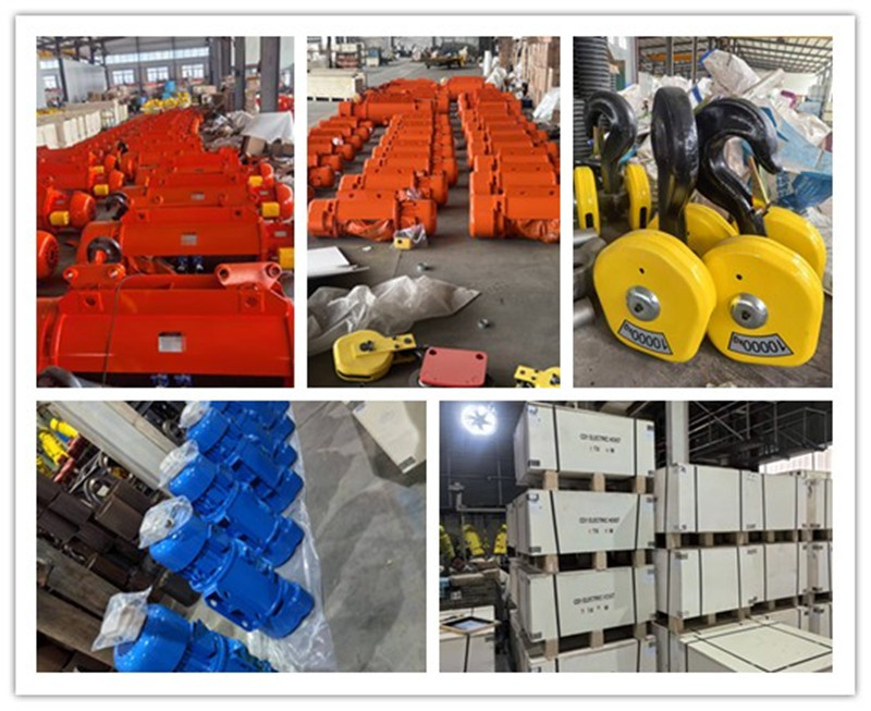 10 Ton Wire Rope Electric Hoist 9m Lifting Height Double Girder Electric Hoist Shock Resistance