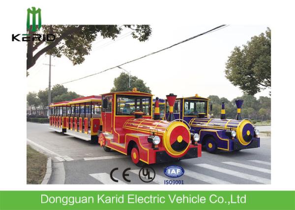 DC Motor 42 Seater Electric Trackless Train For Amusement Park / Shopping Malls