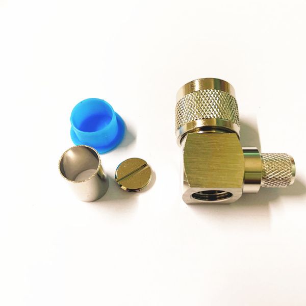 Nickel Plated Brass N Male Connector with Gold Plated Brass for RF Coaxial Cables DC-11GHz