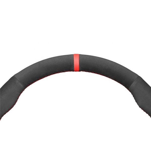 Mewant vegan suede plus vegan leather steering wheel cover for Holden Commodore  Astra Calais 2018-2020 rubber steering wheel